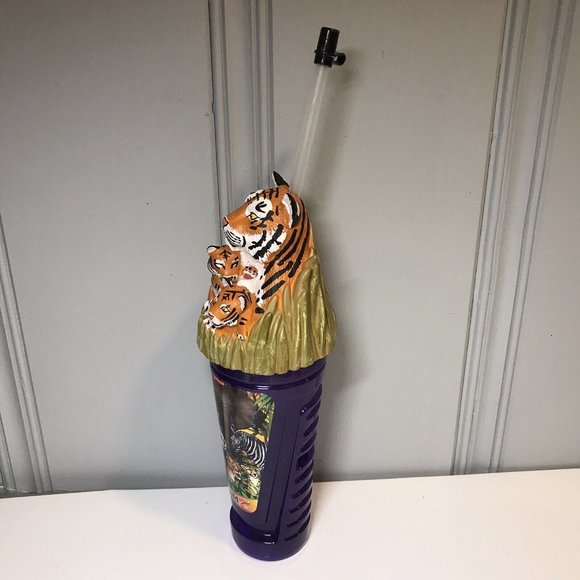 Vintage Whirley Cup San Diego Zoo Limited Edition Tiger Drinkworks - Picture 7 of 8